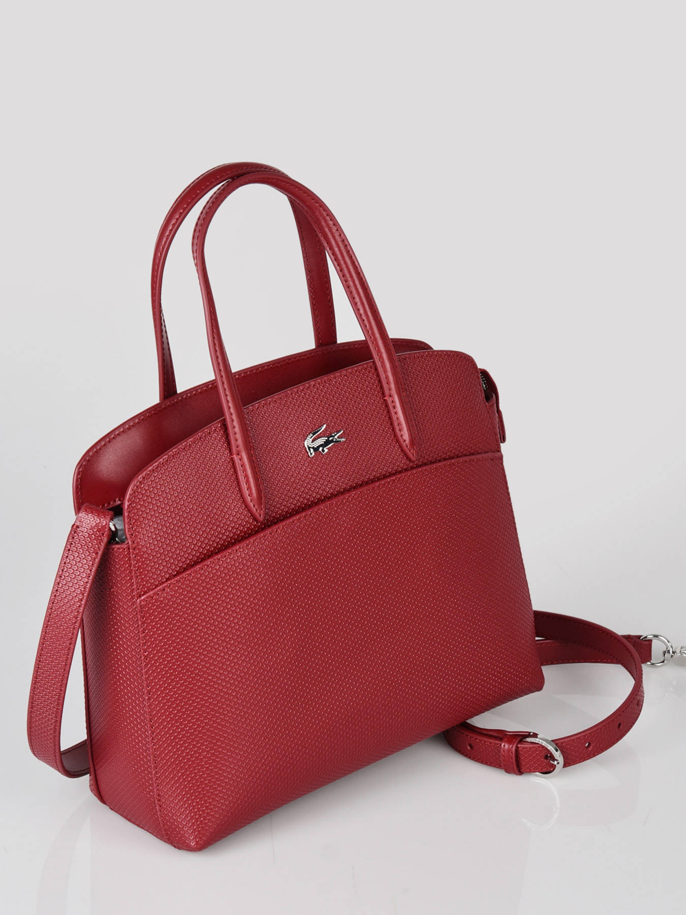 sac lacoste rouge bordeau