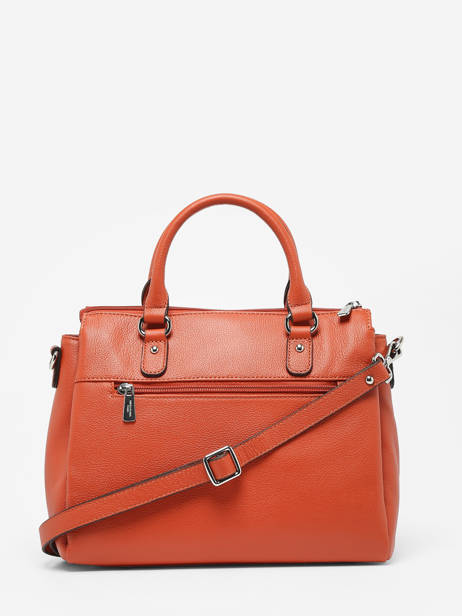 Satchel Confort Leather Hexagona Orange confort 469844 other view 4