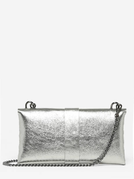 Shoulder Bag Nine Leather Milano Silver nine NI22111N other view 4