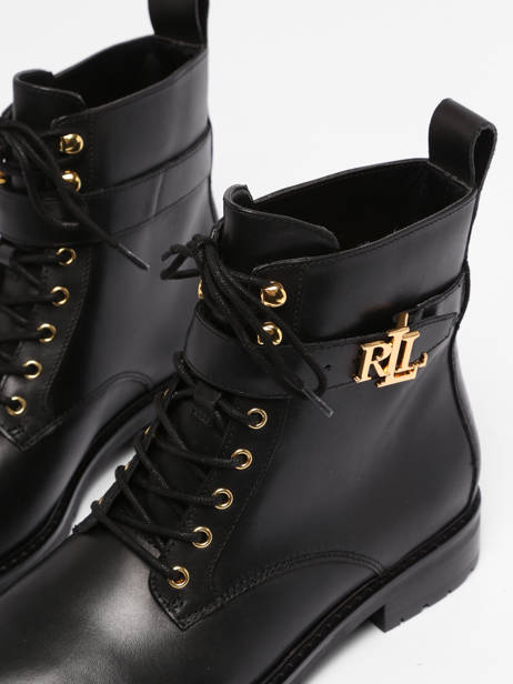 Elridge Boots In Leather Lauren ralph lauren Black women 83841301 other view 1
