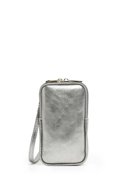 Leather Nine Phone Bag Milano Silver nine NI21104N