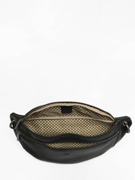 Belt Bag Vintage Leather Mila louise Black vintage 23689EX other view 3