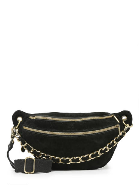 Sac Banane Mila louise Noir vintage 23689MV