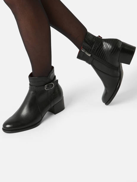 Heeled Boots In Leather Tamaris Black women 41 other view 2