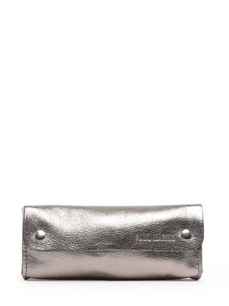 Pouch Leather Paul marius Gray vintage TROUSSE