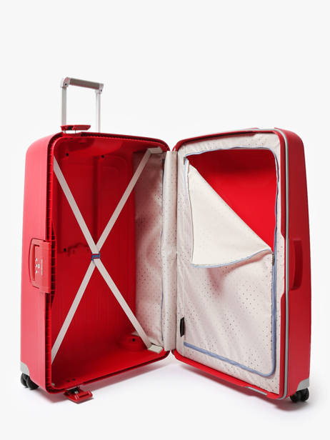 Hardside Luggage S'cure Samsonite Red s'cure 10U004 other view 4