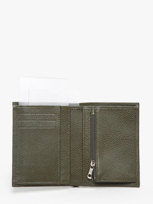 Longchamp Le foulonné Wallet Green