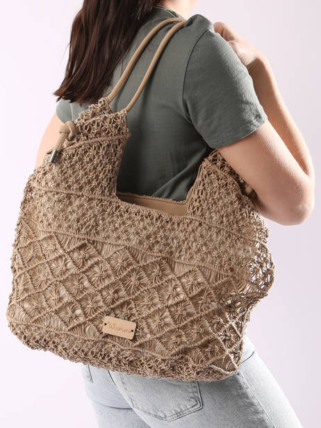 Braided Jute Tanaisie Shoulder Bag Woomen Beige tanaisie WTAN04 other view 1