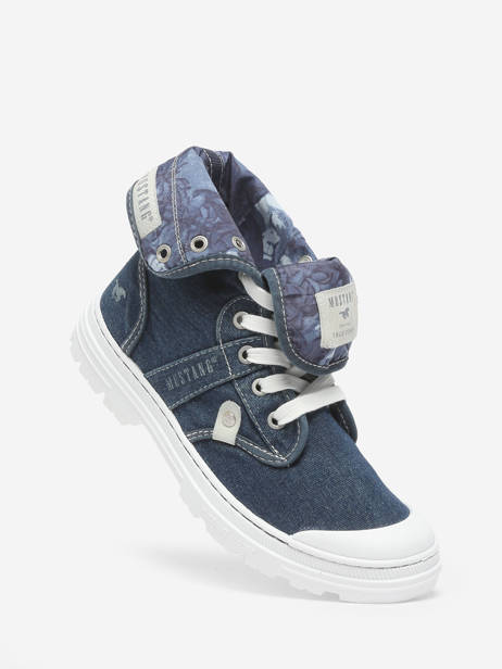 Sneakers Mustang Blue women 1426504 other view 1