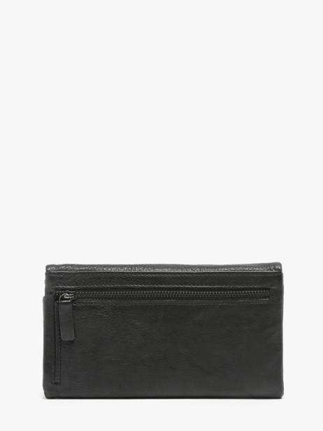 Wallet Leather Biba Black wallet TOT2L other view 2