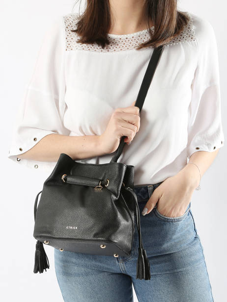 Small Leather Tradition Bucket Bag Etrier Black tradition ETRA004S other view 1