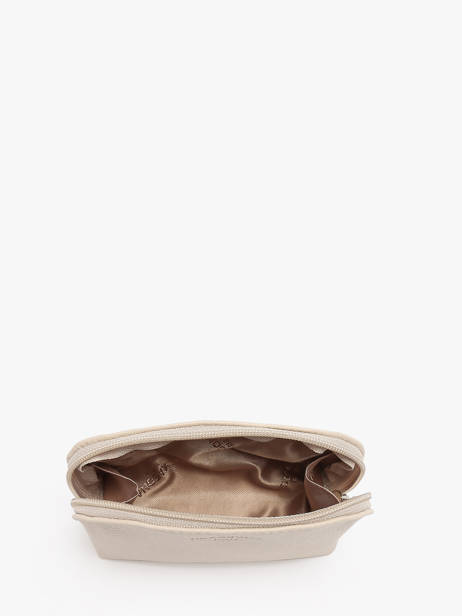 Coin Purse Leather Hexagona Beige confort 467389 other view 2