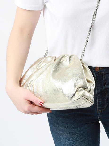 Shoulder Bag Nine Leather Milano Gold nine NI23112 other view 1
