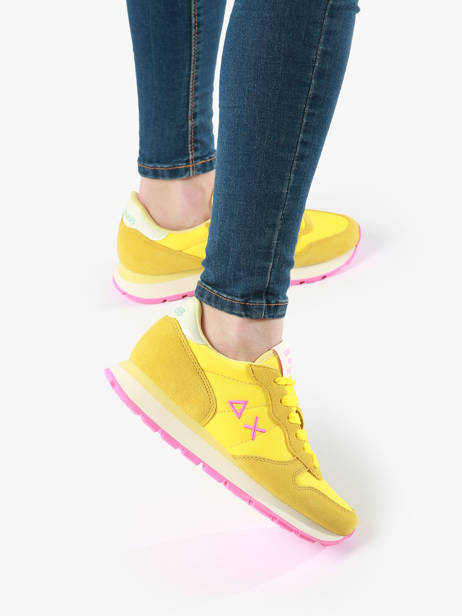 Sneakers Sun68 Jaune women Z34201 vue secondaire 2
