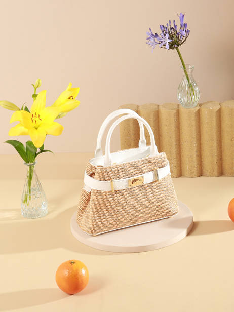 Satchel Capri Milano White capri CP23114 other view 5