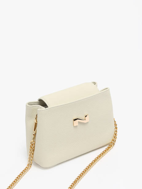 Sac Bandoulière Poppy Cuir Nathan baume Beige eden 2 vue secondaire 2