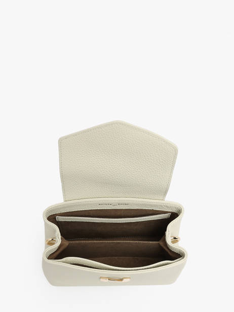Sac Bandoulière Poppy Cuir Nathan baume Beige eden 2 vue secondaire 3