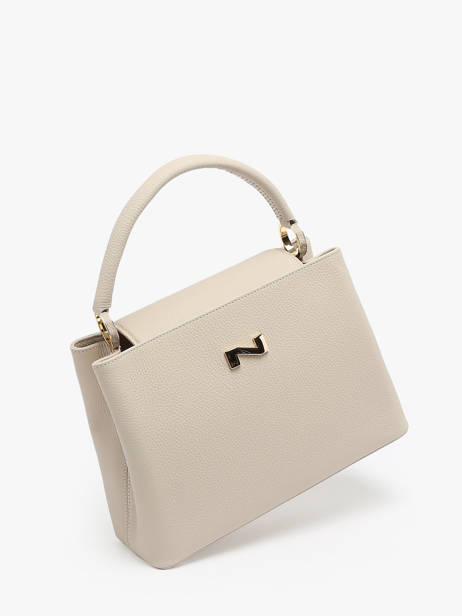 Leather Magnolia Top-handle Bag Nathan baume Beige eden 3 other view 2