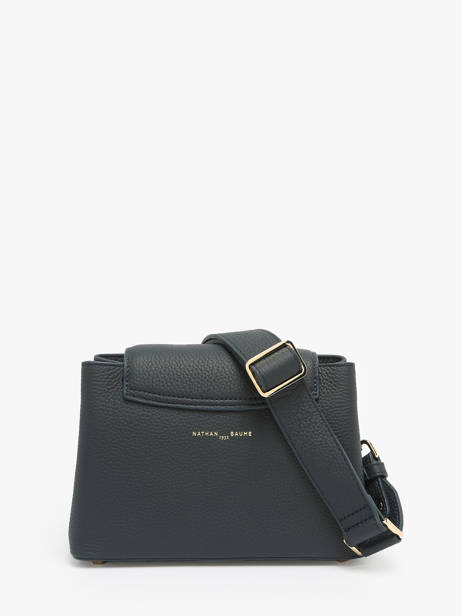 Leather Poppy Crossbody Bag Nathan baume Blue eden 2 other view 4