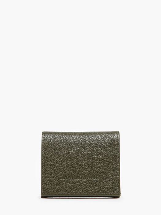 Longchamp Le foulonné Coin purse Green