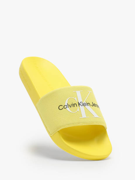 Flip Flops Calvin klein jeans Yellow women 1030LJ other view 1