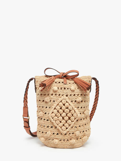 Sac Bandoulière Raphia Gerard darel Beige raphia E454