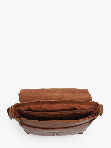 Sac Bandoulière Basilic pepper Marron traveler BTRA04 vue secondaire 4