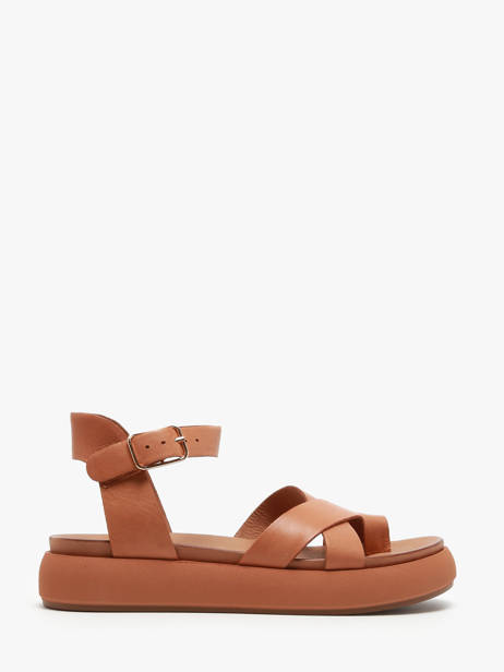 Sandales En Cuir Inuovo Vert women A96002