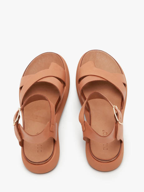 Sandales En Cuir Inuovo Vert women A96002 vue secondaire 3