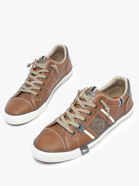 Sneakers Mustang Brown men 4072317 other view 2