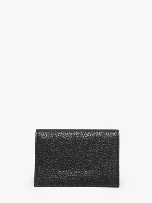 Longchamp Le foulonné Bill case / card case Black