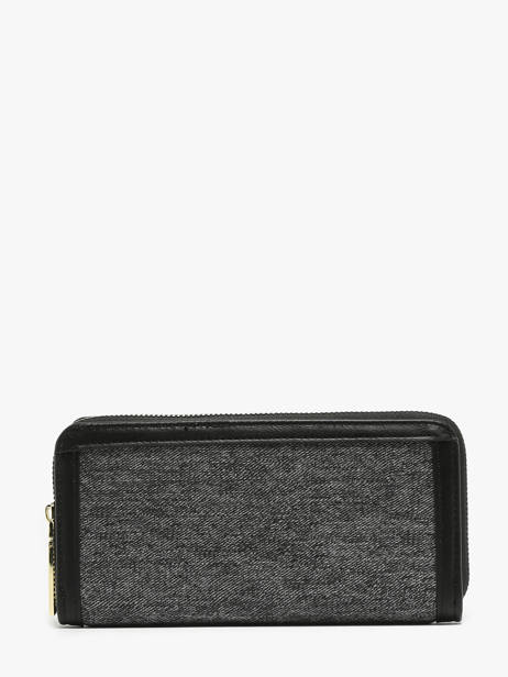 Coin Purse With Card Holder Miniprix Black jean 78SM2604