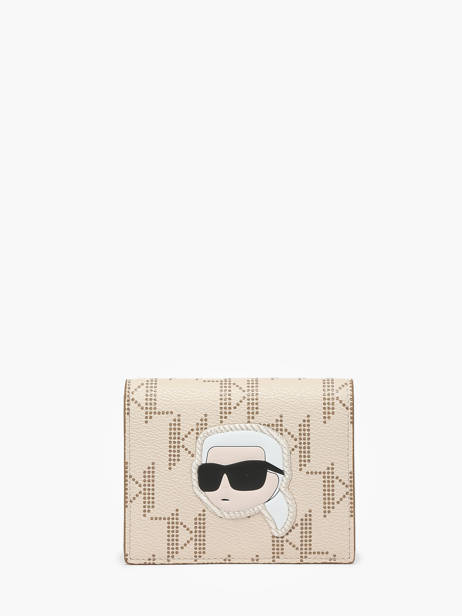 Portefeuille K/ikonik 2.0 Monogram Karl lagerfeld Beige k ikonic 2.0 240W3239