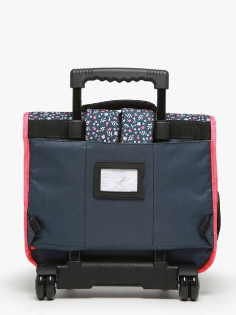 Cartable à Roulettes Enfant 3 Compartiments Cameleon Rose actual CR41 vue secondaire 5