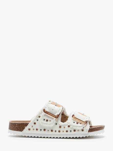 Mules Fusbett Colors of california Blanc women HCBIO406