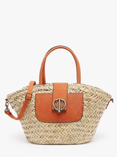 Satchel Panier Paper Le voyage en panier Orange panier PM765