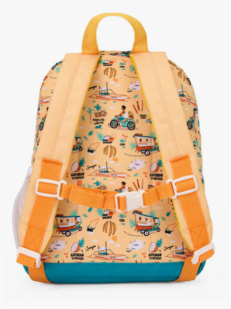 Backpack Hello hossy Orange cool kids P6 other view 4