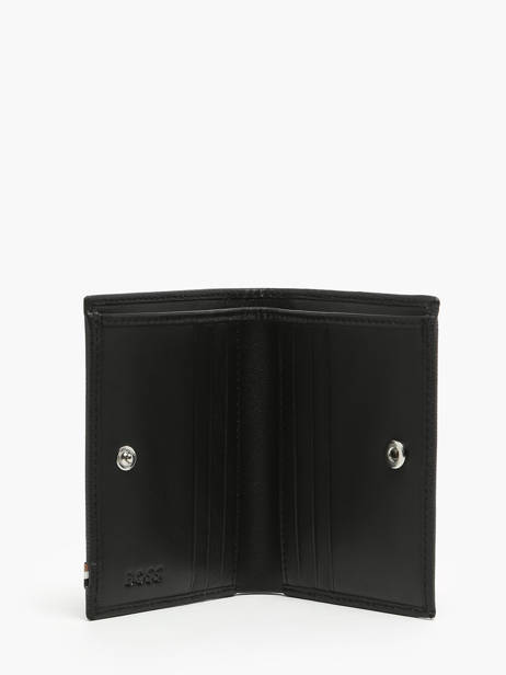 Porte-cartes Cuir Hugo boss Noir iconic HLE421A vue secondaire 1