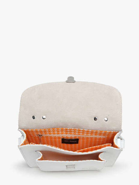Leather Melle George Vedette Crossbody Bag Paul marius White vedette GEORGVED other view 3