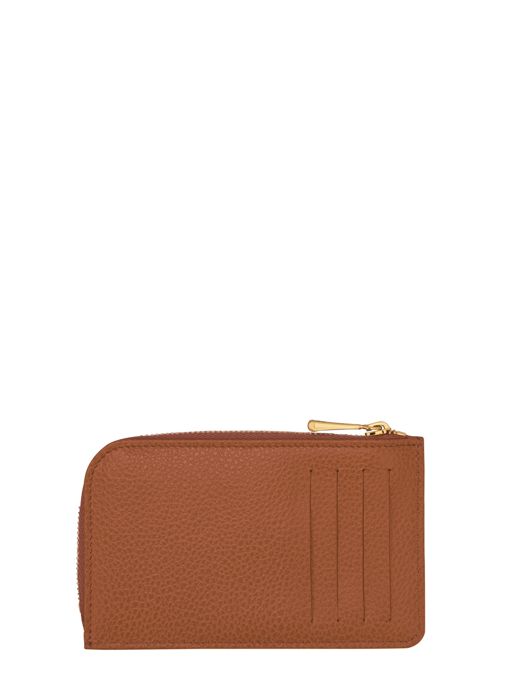 Longchamp Le foulonné Bill case / card case Brown