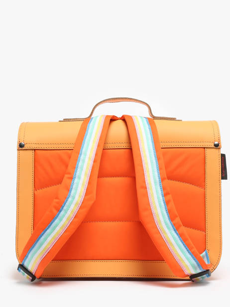 Leather Sunflower Satchel Own stuff Orange primary 47MARG other view 4