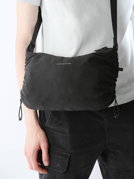 Shoulder Bag Skara Kapten and son Black skara S other view 1