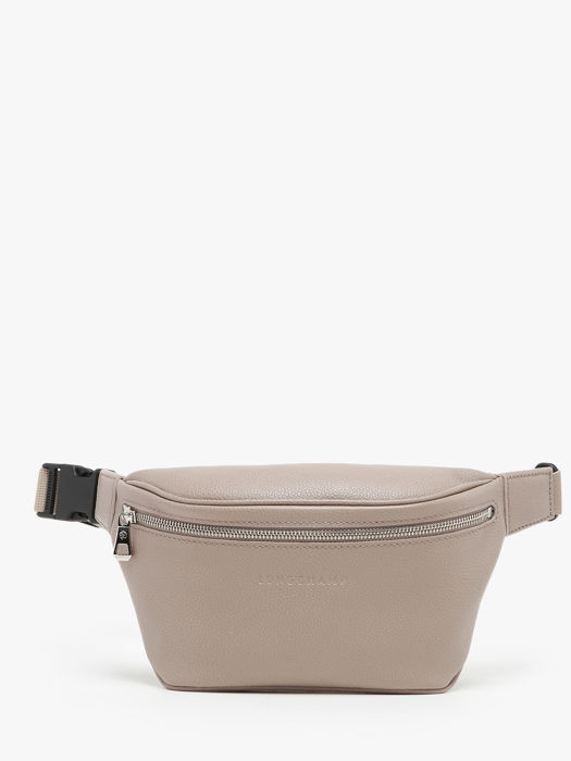 Longchamp Le foulonné Pouch bag Gray