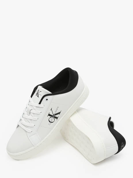 Sneakers En Cuir Calvin klein jeans Blanc men 8640GT vue secondaire 2