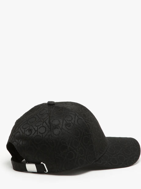 Cap Calvin klein jeans Black monogram jacquard K612032 other view 2