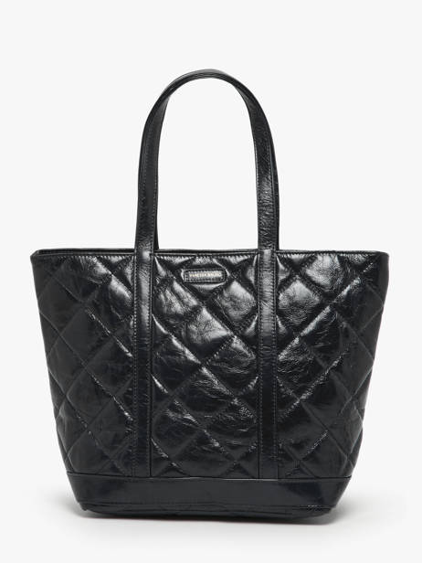 Shopping Bag Cabas Cuir Leather Vanessa bruno Black cabas cuir 84V40378