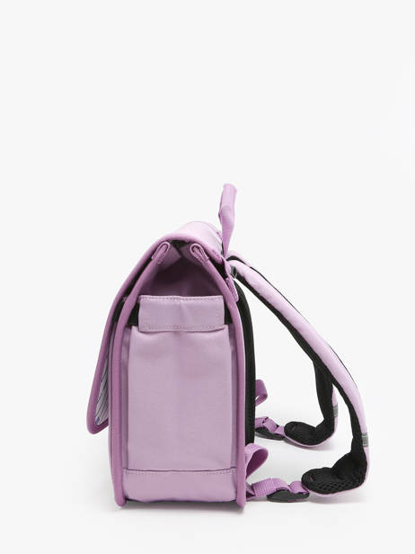 2-compartment Satchel Cabaia Violet school S other view 2