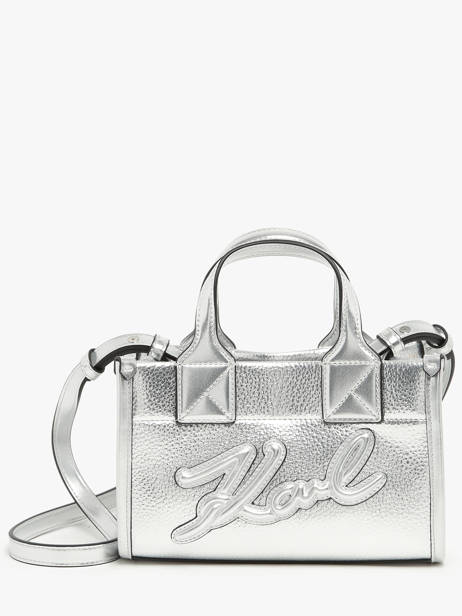 Crossbody Bag K Skuare Polyurethane Karl lagerfeld Silver k skuare 245W3093