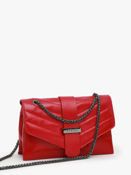 Crossbody Bag Jana Amour Leather Etrier Red jana amour EJAM002T other view 2