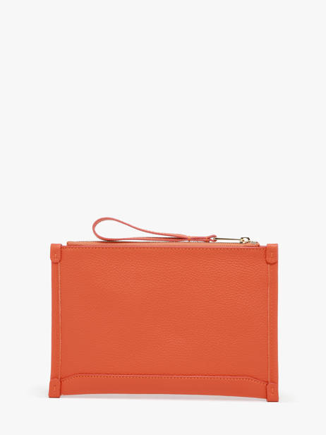 Leather Jour Pouch Lancel Orange jour A13174 other view 3